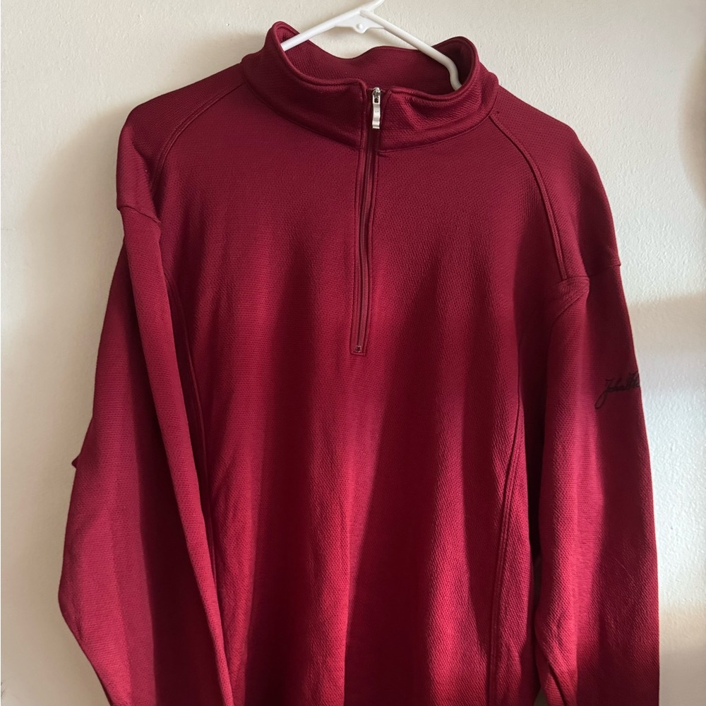 Nike Golf Men's Burgundy 3/4 Zip-Up
